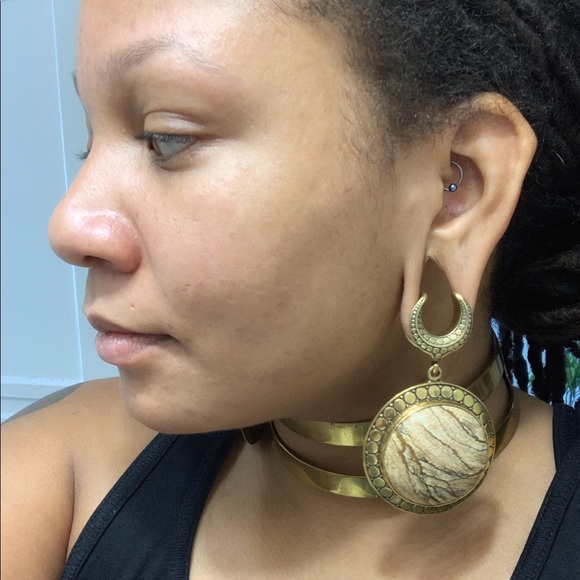 SOLD Picasso Jasper Brass weights - Picture 3 of 3